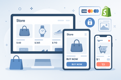 Launch your online business with a fully functional Shopify store. We handle store design, product integration, payment gateway setup, and mobile optimization, ensuring a smooth customer shopping experience. image bana do high qulity m a